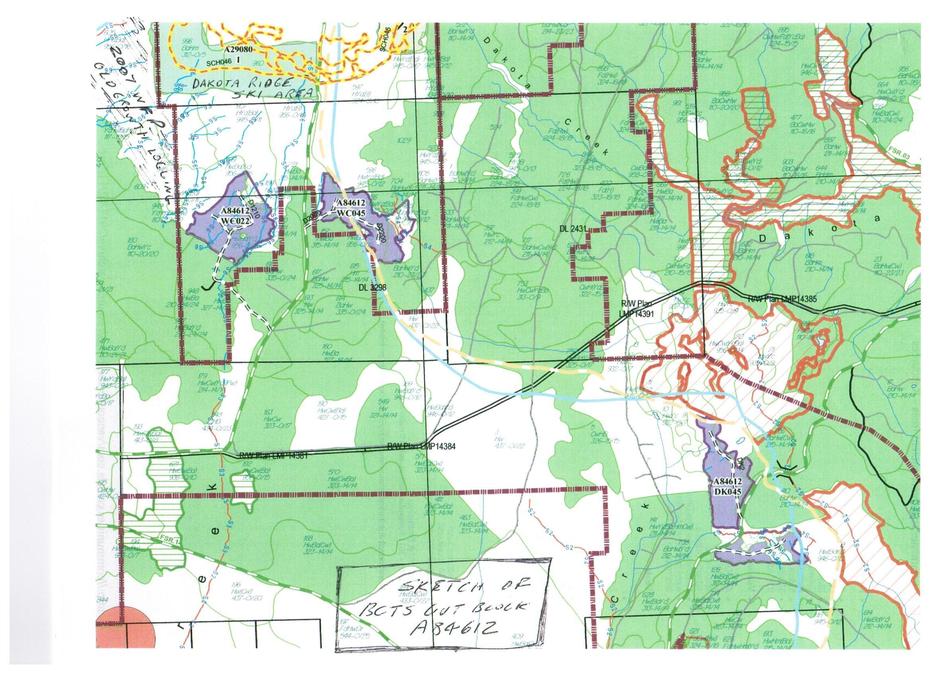 Area Map Of The Dakota Ridge Ancient Forest (Tsl:A84612)+ Rec. Area …, Dakota Ridge, United States, Usa Wall  United States, United States  Large Wall