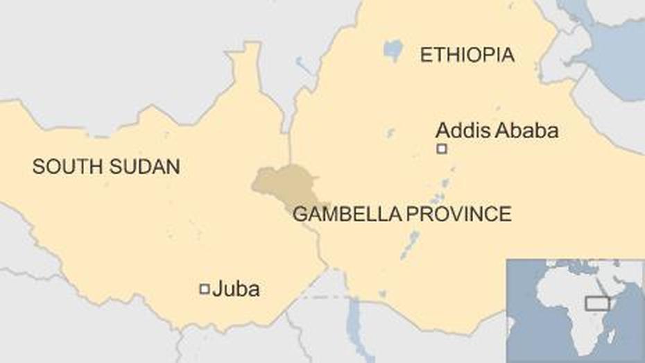 B”Ethiopia: Armed Men Kill 140 Near South Sudan Border – Bbc News”, Gambēla, Ethiopia, Baro River Ethiopia, Western Ethiopia