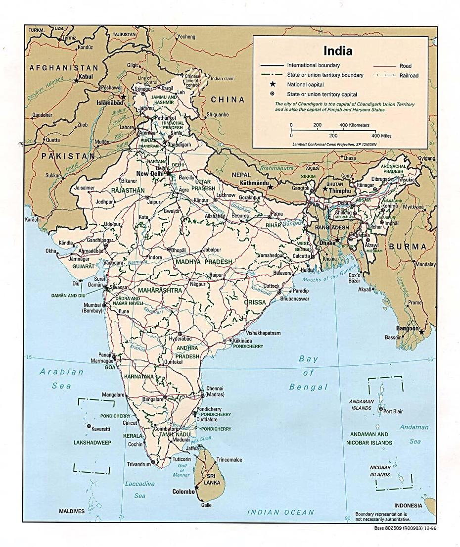 Detailed Road And Administrative Map Of India. India Detailed Road And …, Mahna, India, Mahna Mahna Meme, Mana-Mana  Muppet