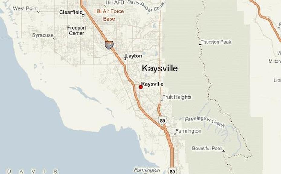 Kaysville Utah Location, Farmington Utah, Forecast, Kaysville, United States