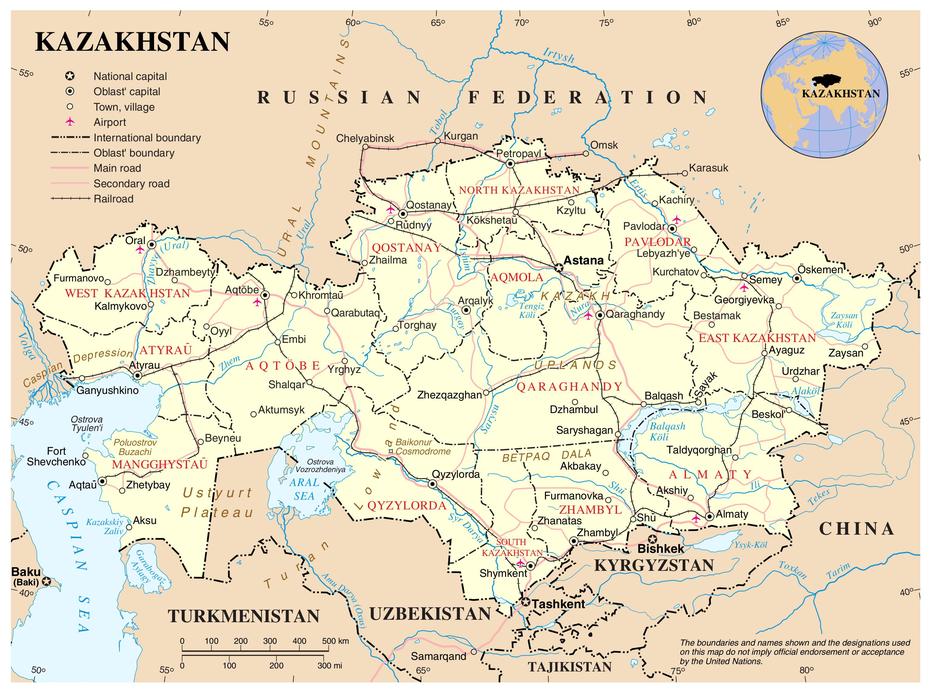 Kazakhstan World, Kazakhstan  Asia, Political, Sortöbe, Kazakhstan