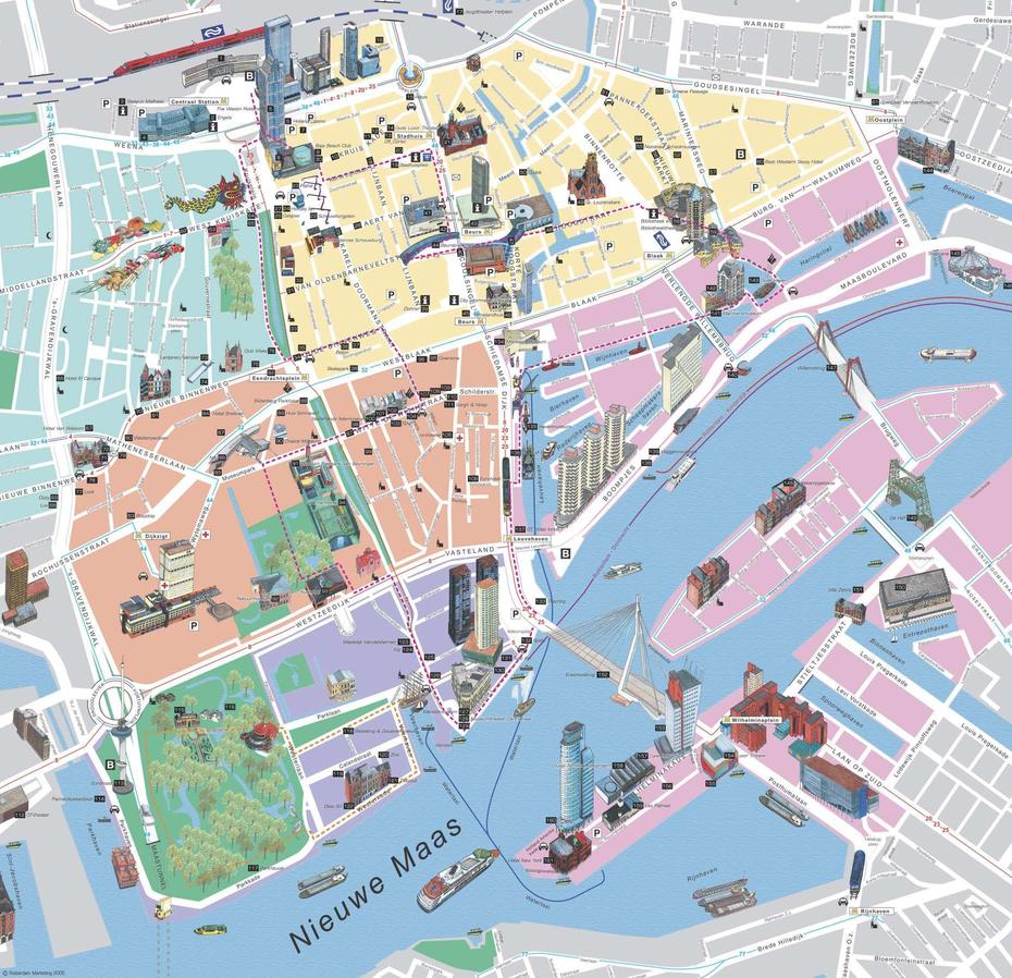 Large Rotterdam Maps For Free Download And Print | High-Resolution And …, Rotterdam, United States, Rotterdam World, Rotterdam Location