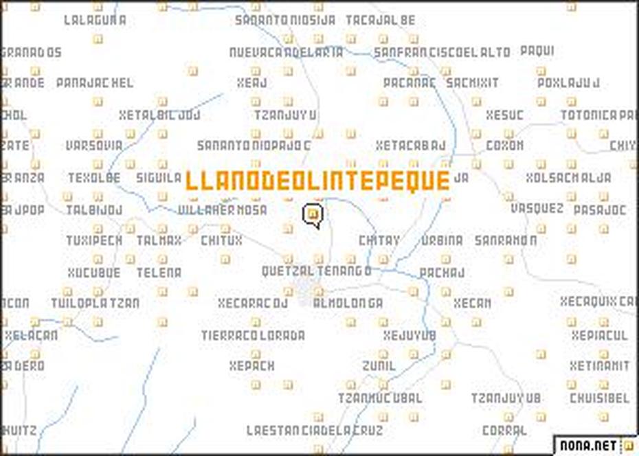 Llano De Olintepeque (Guatemala) Map – Nona, Olintepeque, Guatemala, Guatemala Physical, San Marcos Guatemala