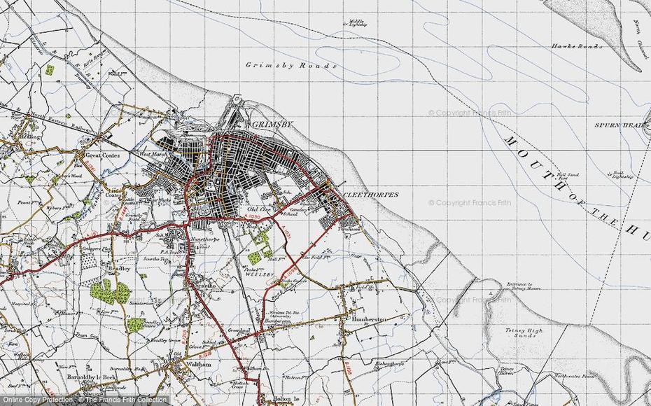 Map Of Cleethorpes, 1946 – Francis Frith, Cleethorpes, United Kingdom, Cleethorpes Uk, Cleethorpes Promenade