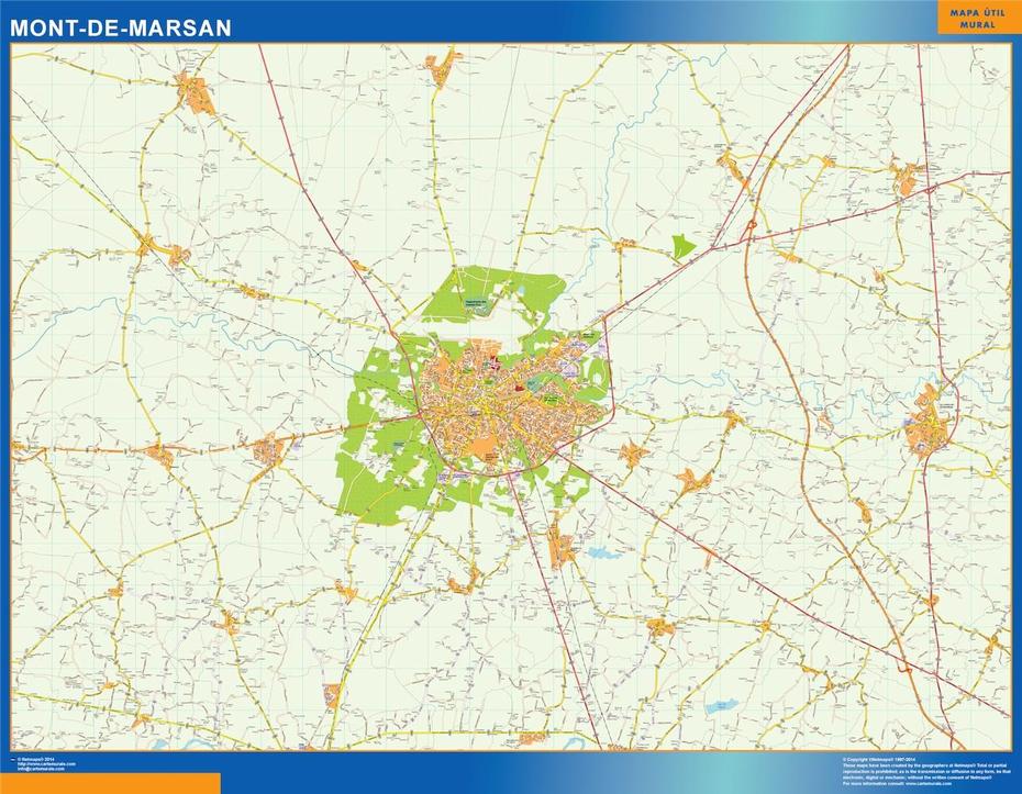 Map Of Mont De Marsan France | Wall Maps Of Countries For Europe, Mont-De-Marsan, France, Martigné Sur  Mayenne, Marzan France