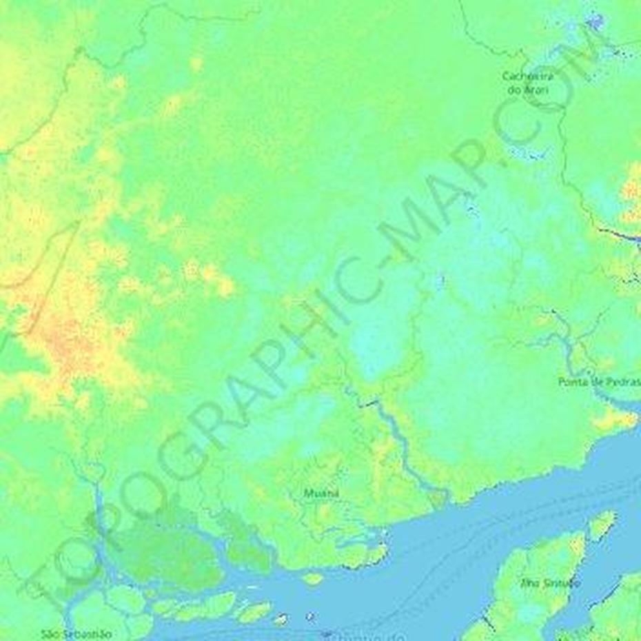 Mapa Topografico Muana, Altitude, Relevo, Muaná, Brazil, Moana  Pics, Muana  Manga