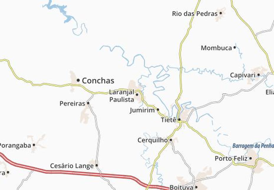 Michelin Laranjal Paulista Map – Viamichelin, Laranjal Paulista, Brazil, Sao Paulo Aerial  View, Juninho Brazil