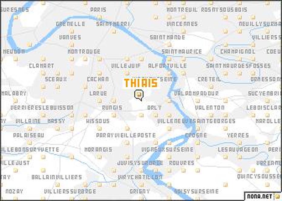 Thiais (France) Map – Nona, Thiais, France, Nancy  Carte, Thiais Logo