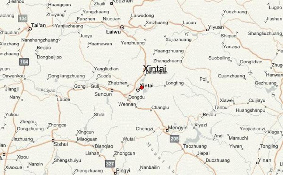 Xintai Location Guide, Xintai, China, South China, China  Graphic