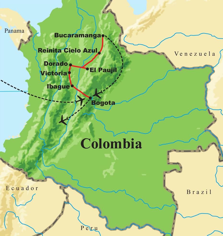 B”Colombias Marvelous Magdalena Valley – Field Guides”, El Difícil, Colombia, La Difícil, Dibujo  Dificil