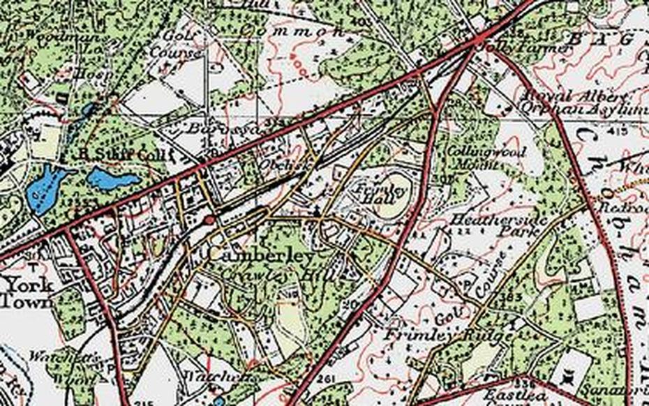 Camberley Photos, Maps, Books, Memories – Francis Frith, Camberley, United Kingdom, Camberley A30, Aldershot England