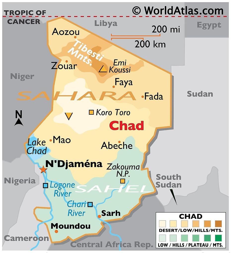 Chad Maps & Facts – World Atlas, Iriba, Chad, Chad Religion, Chad Land