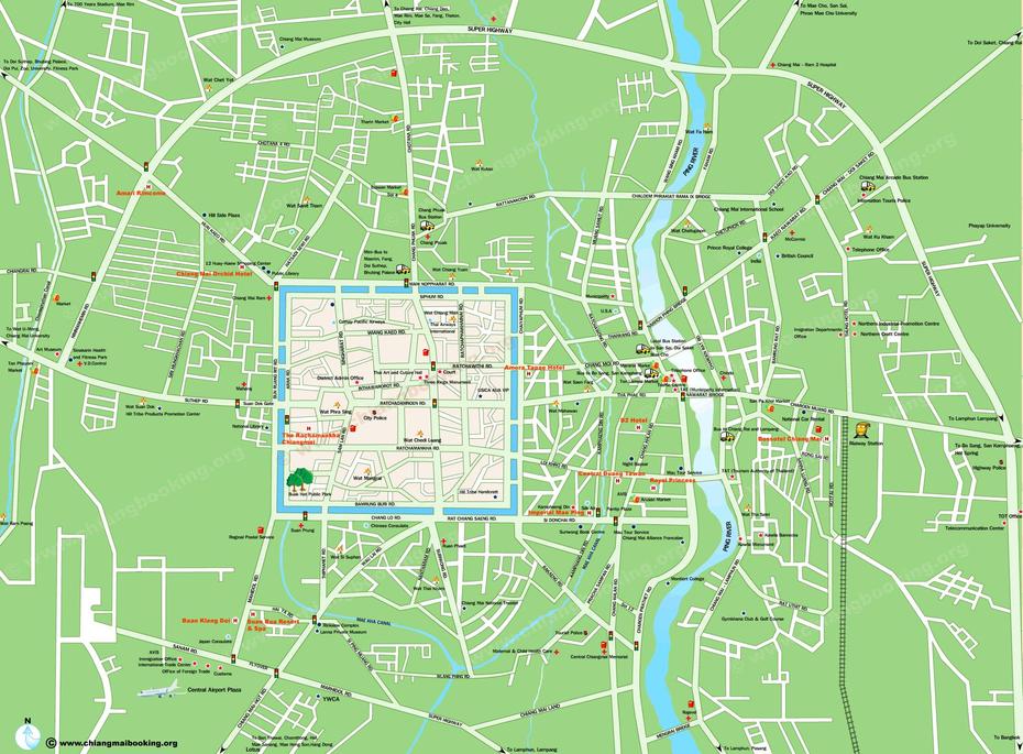 Chiang Mai Attractions, Chiang Mai  In English, Chiang, Chiang Mai, Thailand