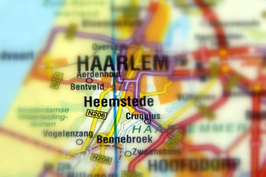 City Of Heemstede – Netherlands Stock Image – Image Of Ntopography …, Heemstede, Netherlands, Plattegrond  Amsterdam, Dutch  Castles