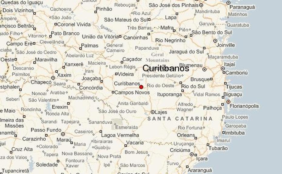 Curitibanos Location Guide, Curitibanos, Brazil, Brazil  Printable, Simple Brazil