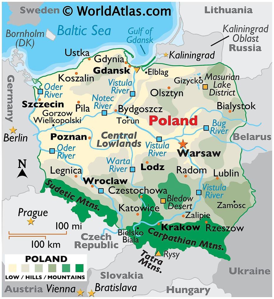 Fruška  Gora, Radiation  Monitor, World Atlas, Śrem, Poland