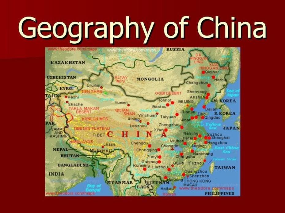 Geography Of China, Beidaying, China, China  By Province, China  With Flag