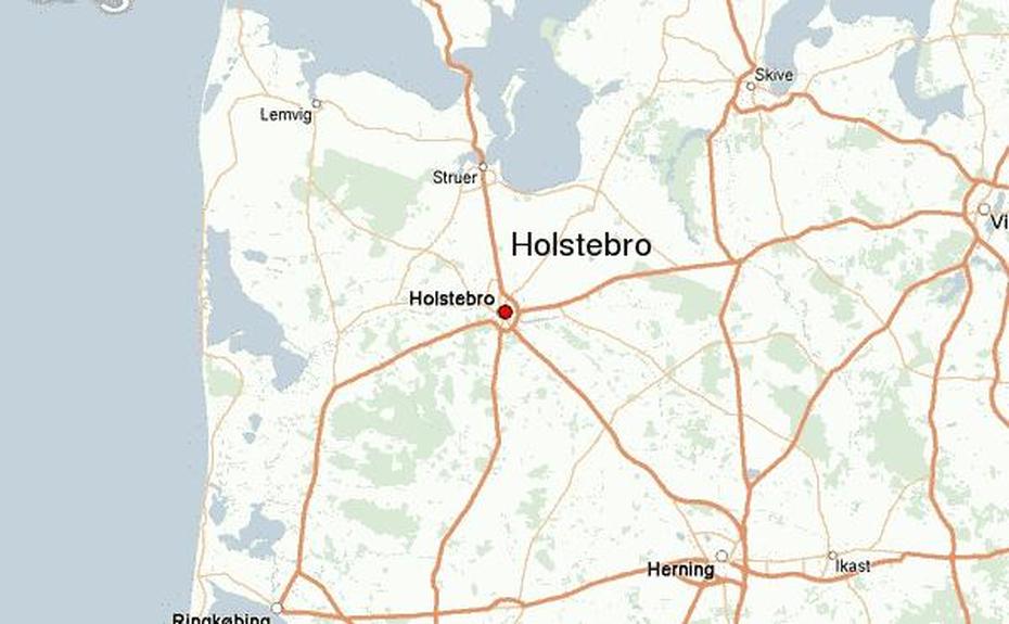 Holstebro Map, Holstebro, Denmark, Herning Denmark, Fyrkat