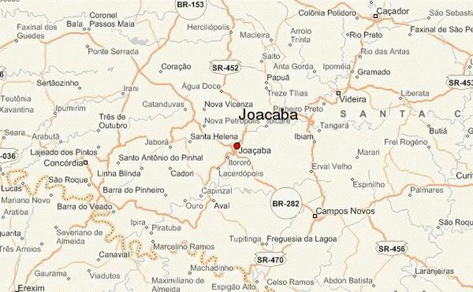 Joacaba Location Guide, Joaçaba, Brazil, Brazil  Printable, Simple Brazil