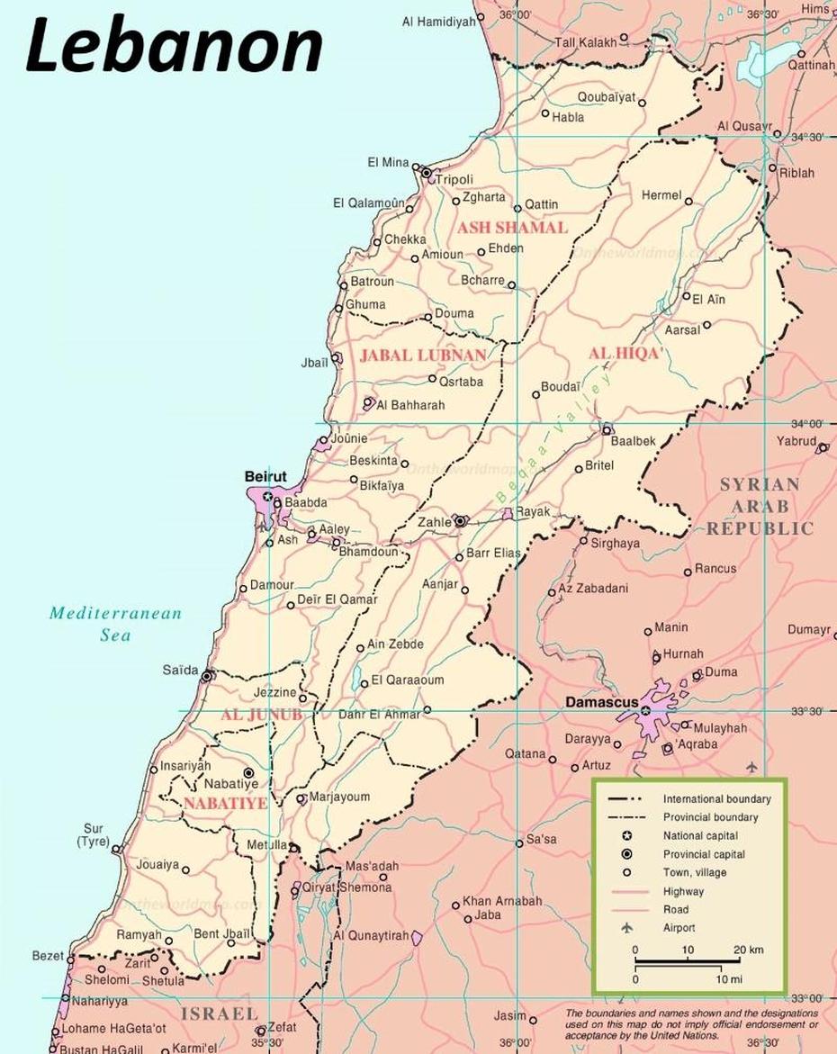 Lebanon Political Map, Barr Eliâs, Lebanon, Forsyth Barr Stadium Seating Plan, With Bar Chart