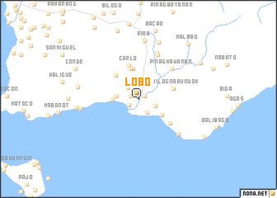 Lobo (Philippines) Map – Nona, Lobo, Philippines, Lobo Batangas, Lobo Beach