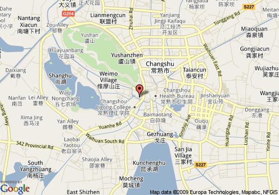 Map Of Crowne Plaza Hotel Changshu, Changshu, Changshu, China, Changshu City, Huai’An