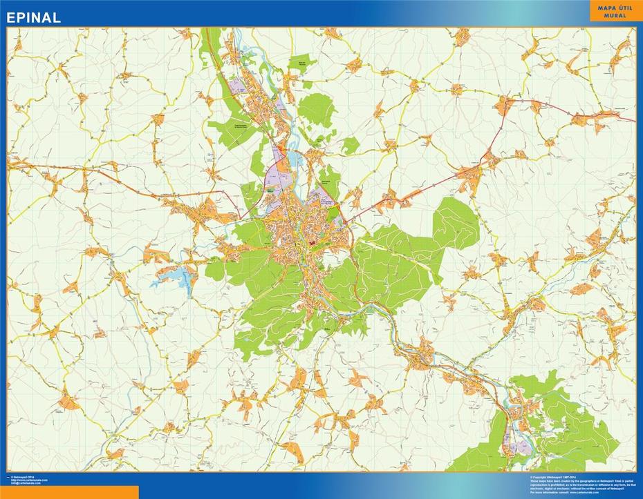 Map Of Epinal France | Wall Maps Of Countries For Europe, Épinal, France, Vosges France, Grand Est France