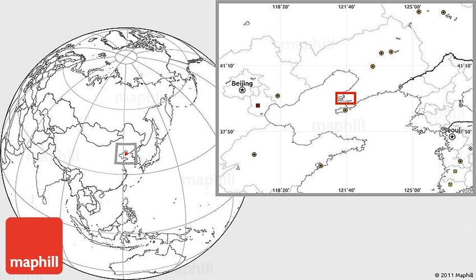 North China, Communist China, Location , Wafangdian, China