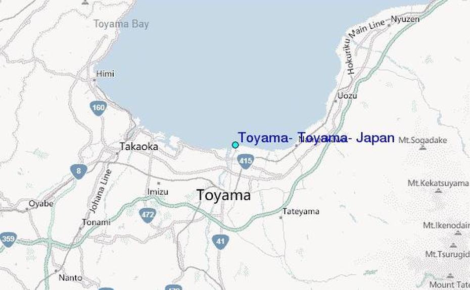 Toyama, Toyama, Japan Tide Station Location Guide, Toyama, Japan, Nagoya Japan, Toyota City Japan