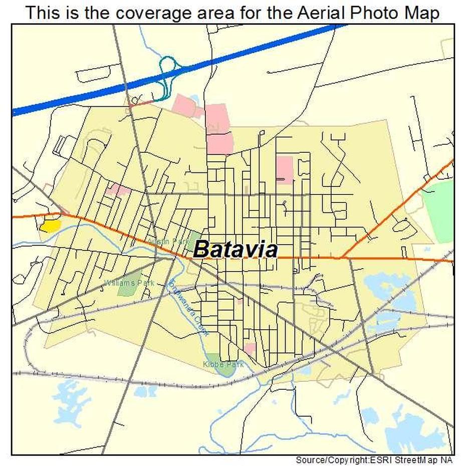 Aerial Photography Map Of Batavia, Ny New York, Batavia, United States, Batavia Weather, Batavia Location