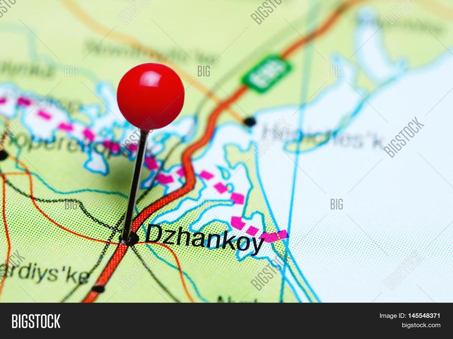 Dzhankoy Pinned On Map Image & Photo (Free Trial) | Bigstock, Dzhankoi, Ukraine, Crimea, Show  Of Ukraine