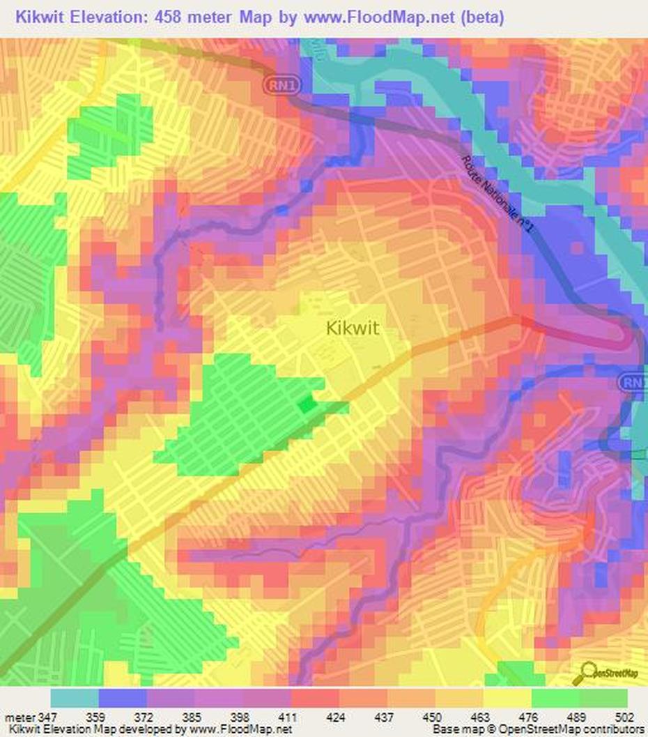 Elevation Of Kikwit,Congo (Kinshasa) Elevation Map, Topography, Contour, Kikwit, Congo (Kinshasa), Dr  Kongo, Drc Congo