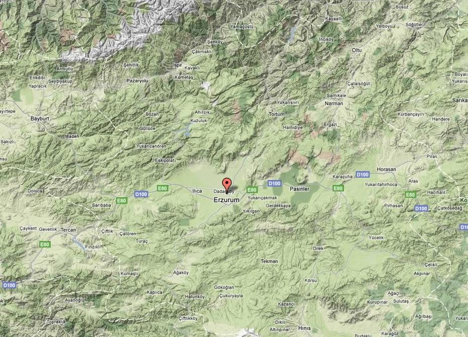 Erzurum Map, Erzurum, Turkey, Goreme Turkey, Adana Turkey