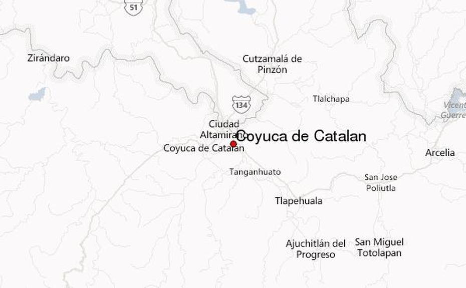 Guia Urbano De Coyuca De Catalan, Coyuca De Catalán, Mexico, Ajuchitlan Del  Progreso, Coyuca De Benitez Mexico