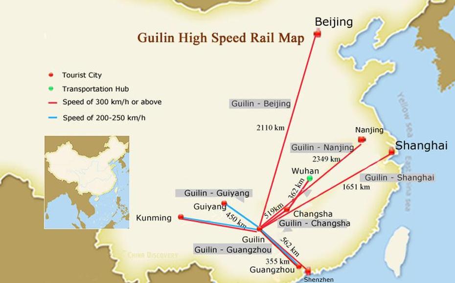 Guilin Map, Guilin China Map, Guilin Tourist Map, Guilin, China, Guilin Airport, Guilin Province China