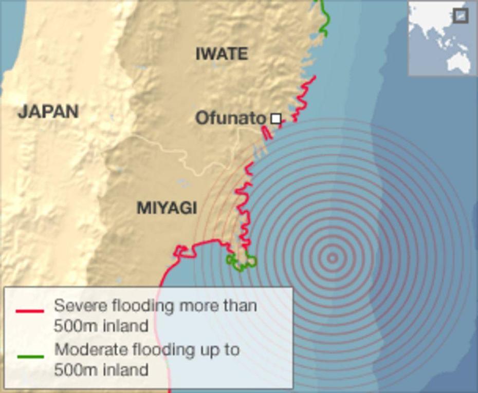 Iwate Prefecture Japan, Rikuzentakata  Tsunami, Japan Earthquake, Ofunato, Japan