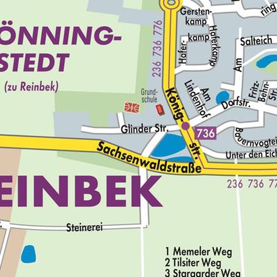 Karte Von Reinbek – Stadtplandienst Deutschland, Reinbek, Germany, Freizeitbad Reinbek, Friedrichsruh