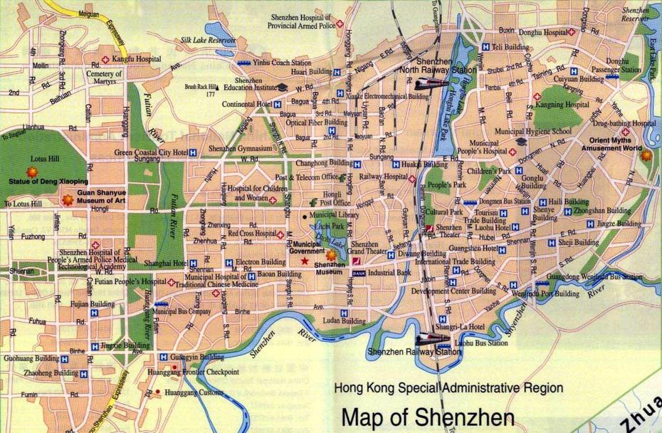 Large Shenzhen Maps For Free Download And Print | High-Resolution And …, Shenzhen, China, Shenzhen Guangdong China, Shenzhen Port