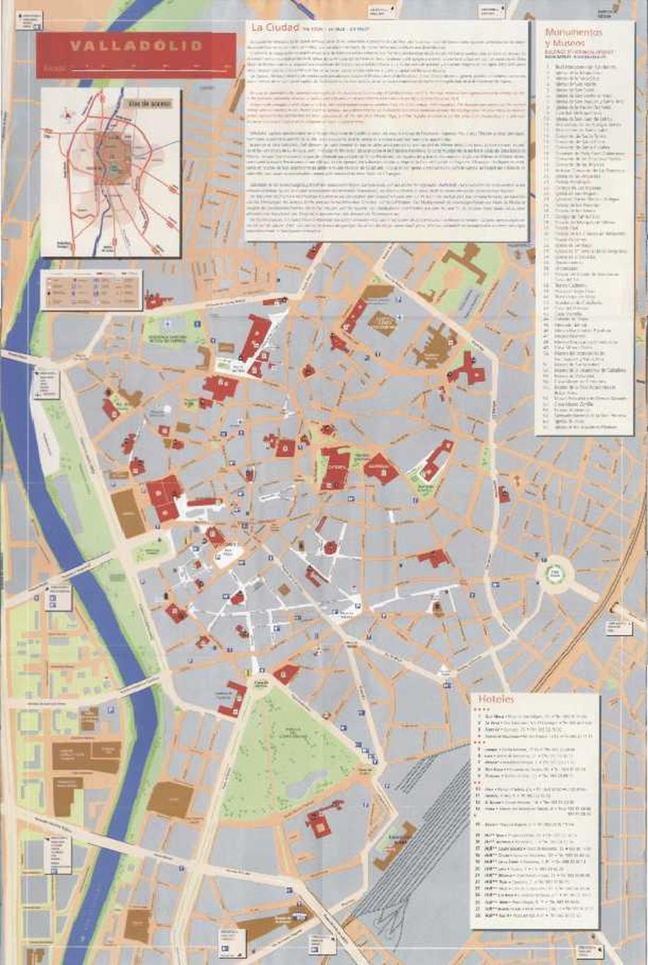 Mapa Turistico De Valladolid – Tamano Completo | Gifex, Valladolid, Philippines, Vitoria Spain, Alhambra Spain