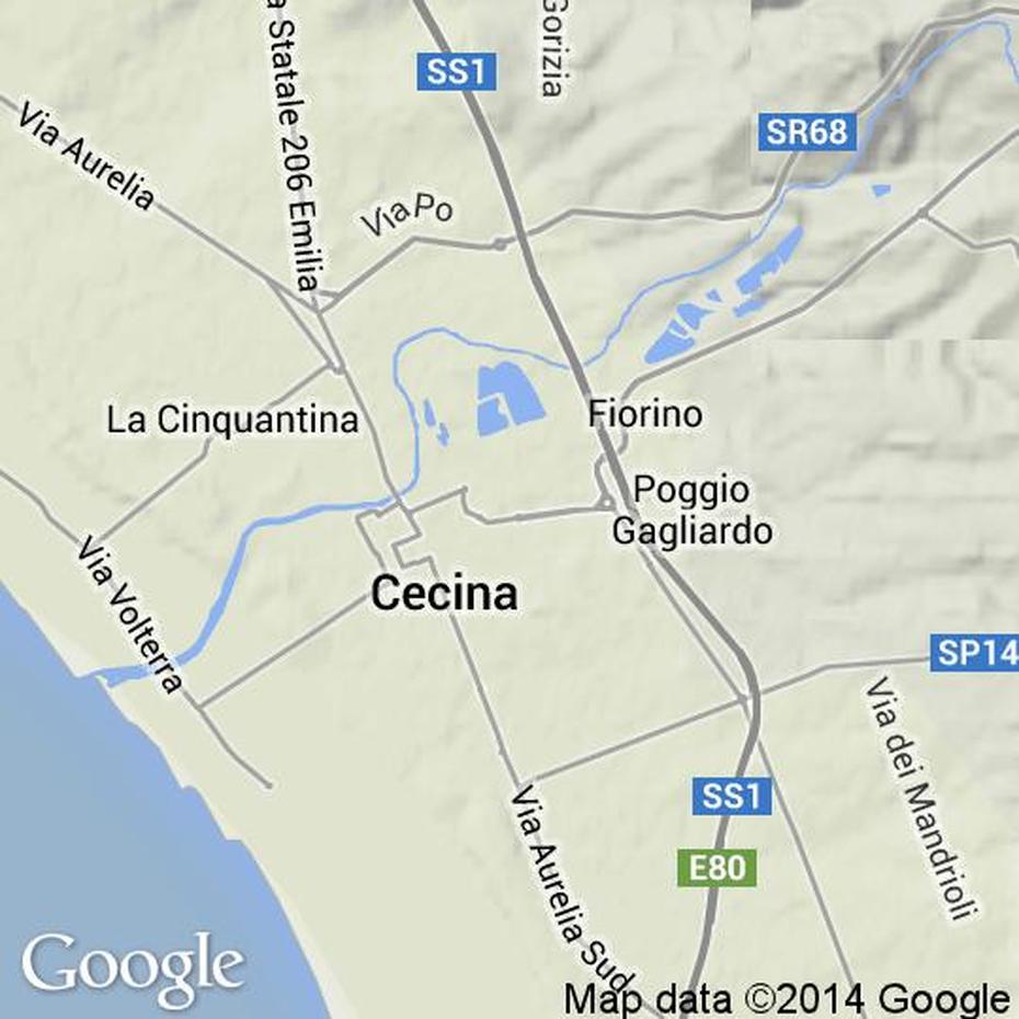 Mappa Di Cecina, Cartine Stradali E Foto Satellitari, Cecina, Italy, Visit  Tuscany, Toscolano  Maderno