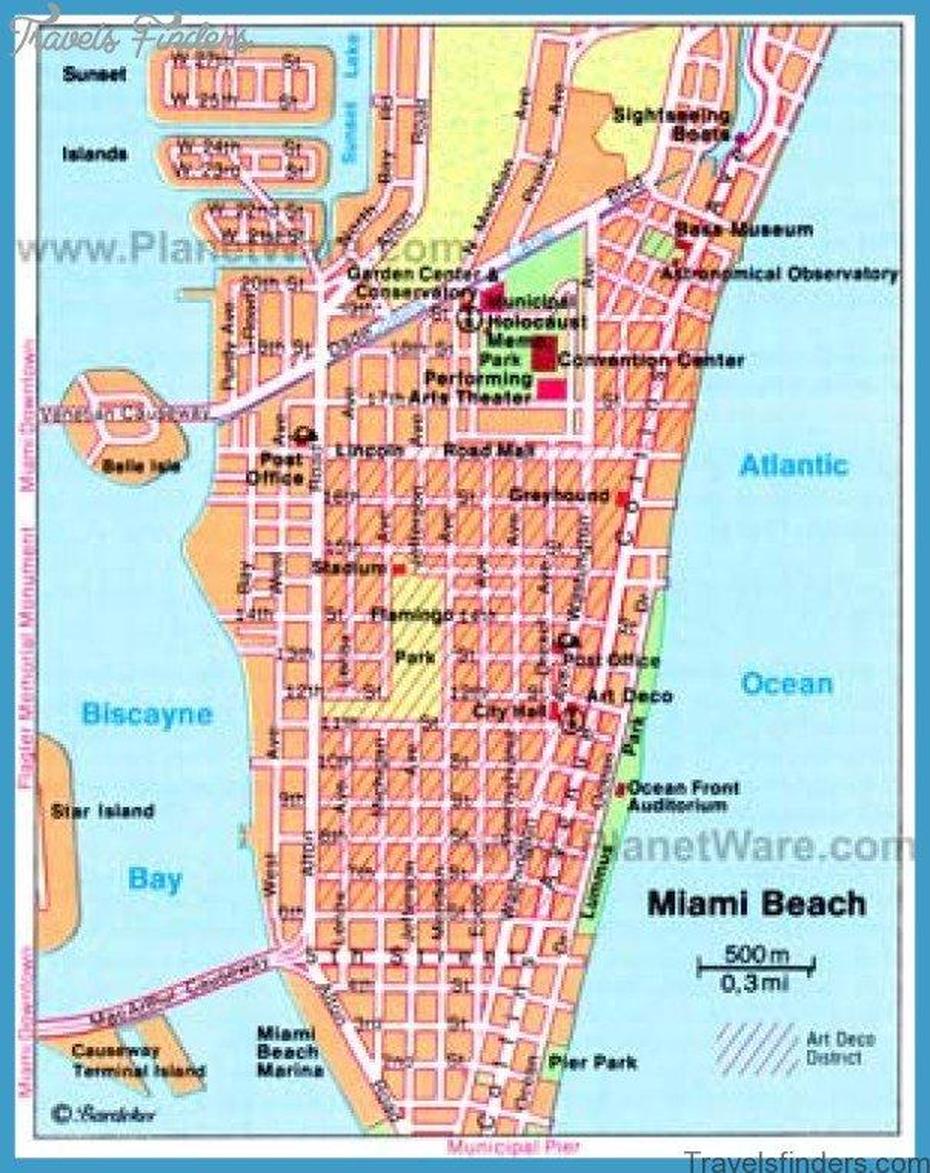 Miami Map And Travel Guide – Travelsfinders, Miami, United States, United States Aerial, United States  Large Size