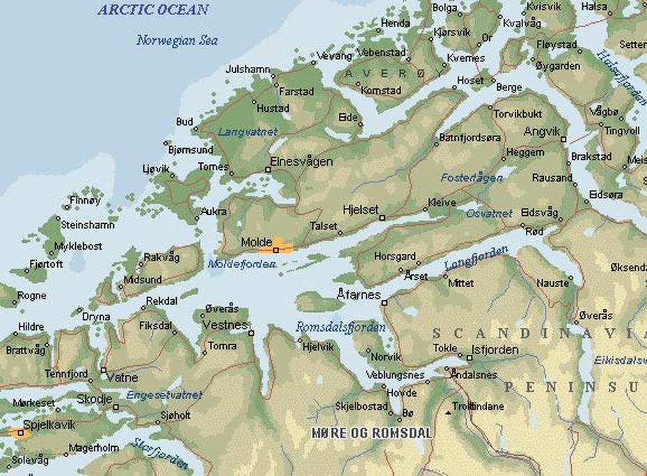 Molde Norway Map – Toursmaps, Molde, Norway, Norway City, Geiranger Norway