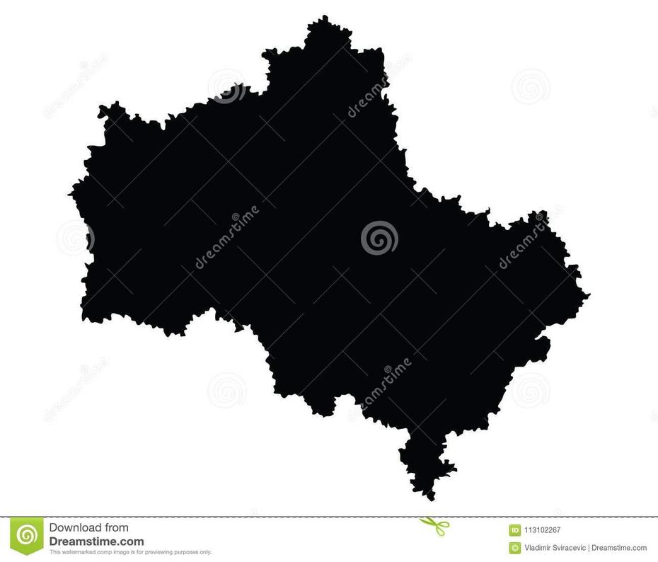 Moscow Oblast Map. Russia Oblast Map Illustration. Moskovskaya Oblast …, Mozhaysk, Russia, Omsk Russia, South Russia