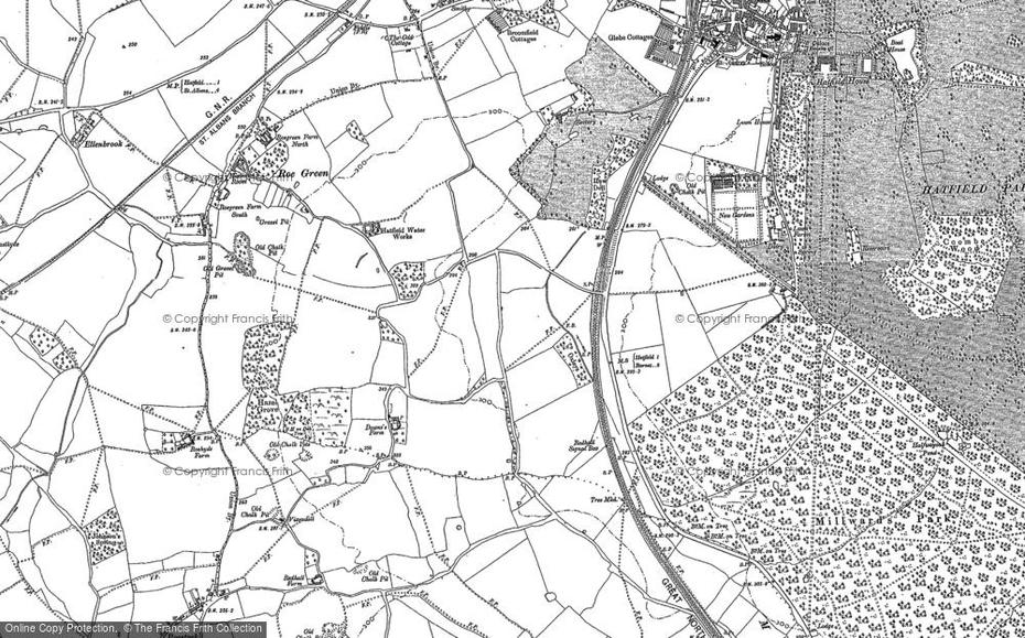 Old Maps Of Hatfield, Hertfordshire – Francis Frith, Hatfield, United Kingdom, Hatfield House England, Hatfield England