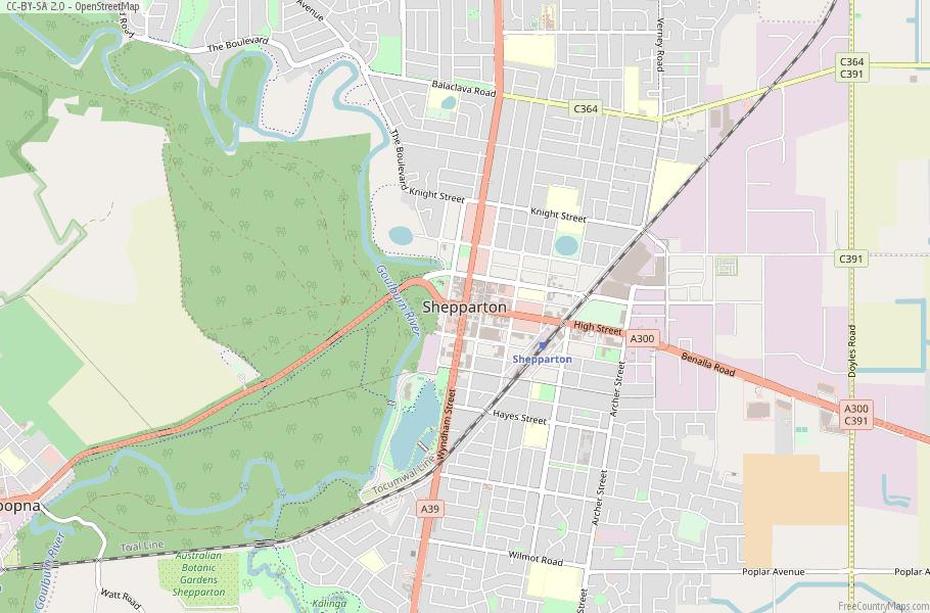 Shepparton Map Australia Latitude & Longitude: Free Maps, Shepparton, Australia, Shepparton Vic, Melbourne Victoria Australia