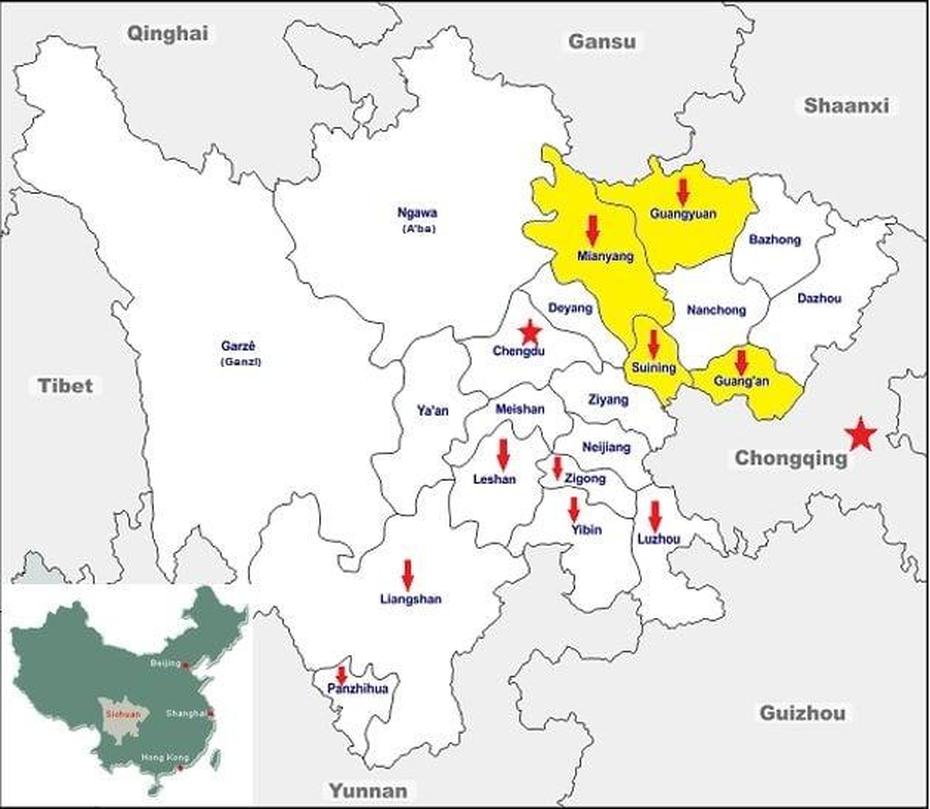 Sichuan  Location, Chengdu, Sichuans Regional, Suining, China