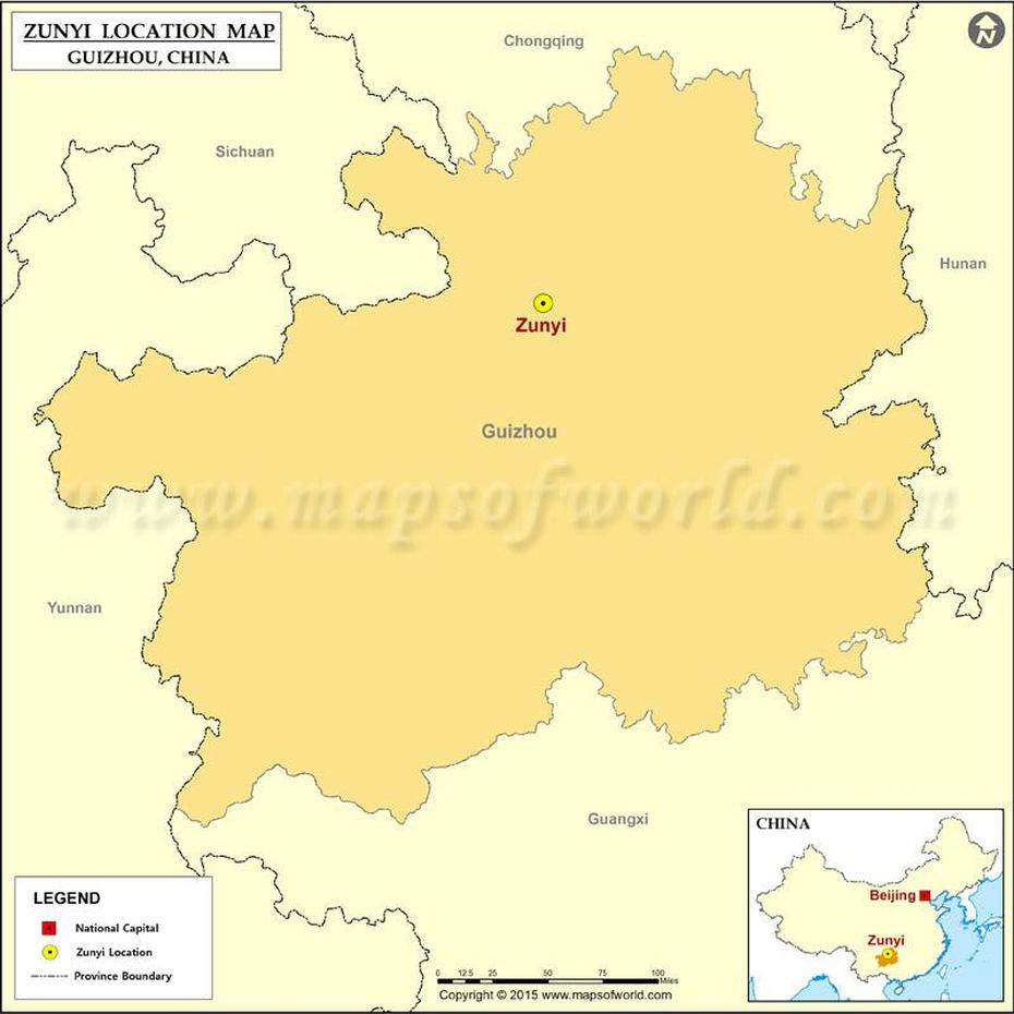 Where Is Zunyi Located, Location Of Zunyi In China Map, Zunyi, China, Beijing China, Guiyang City