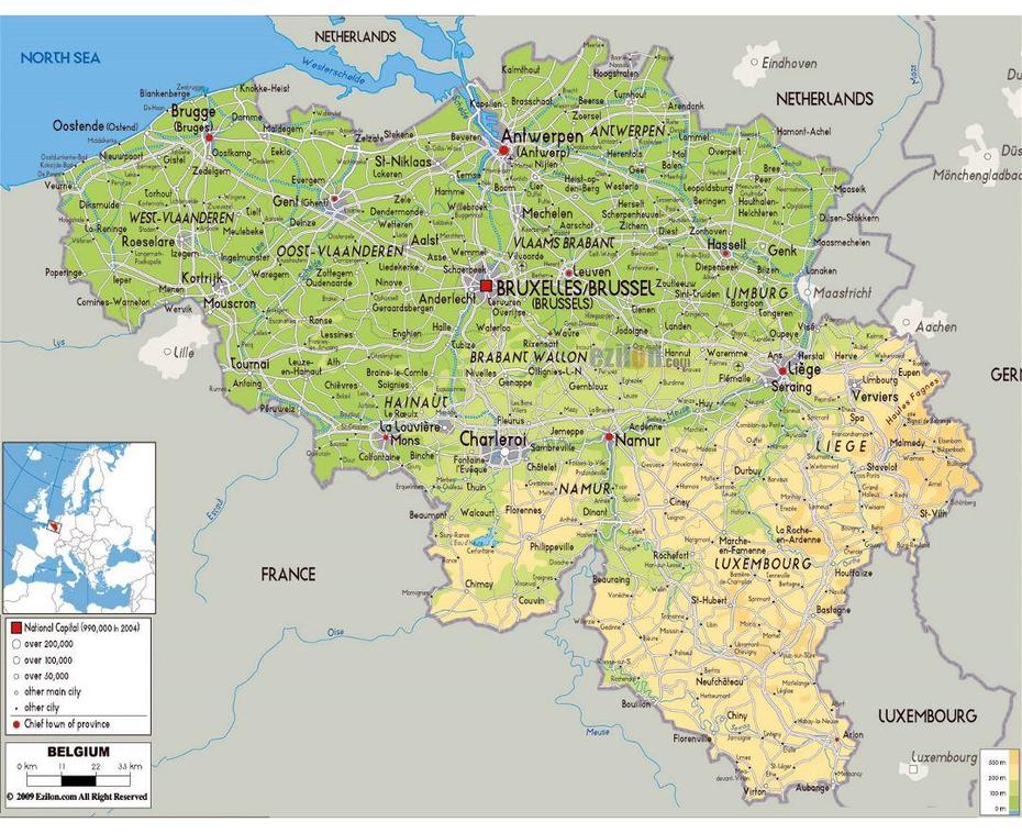 Belgica Mapa / Belgica Mapas Belgica Mapas De Gran Tamano …, Tienen, Belgium, Kvk Tienen, Belgium League