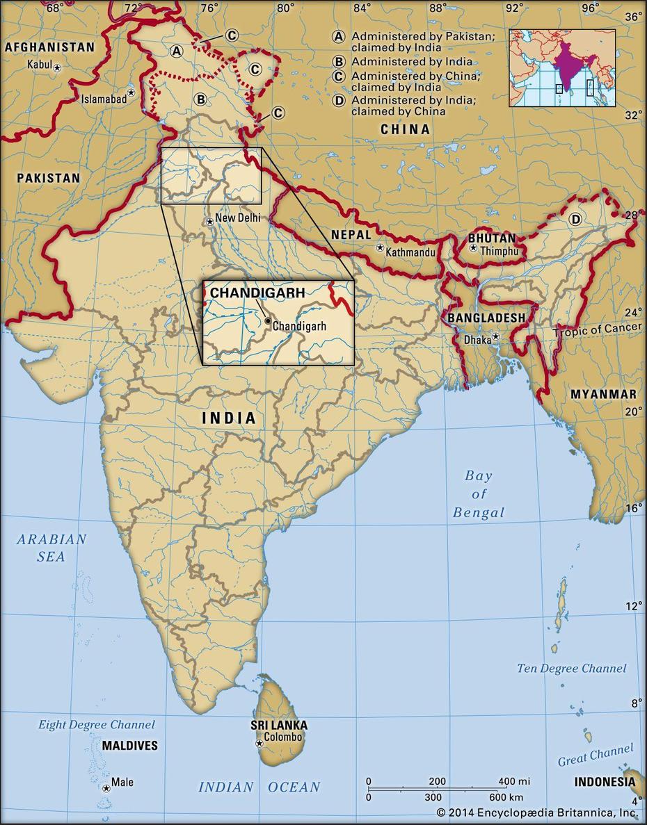 Chandigarh | History, Population, Map, & Facts | Britannica, Gajendragarh, India, India  Puzzle, Big India