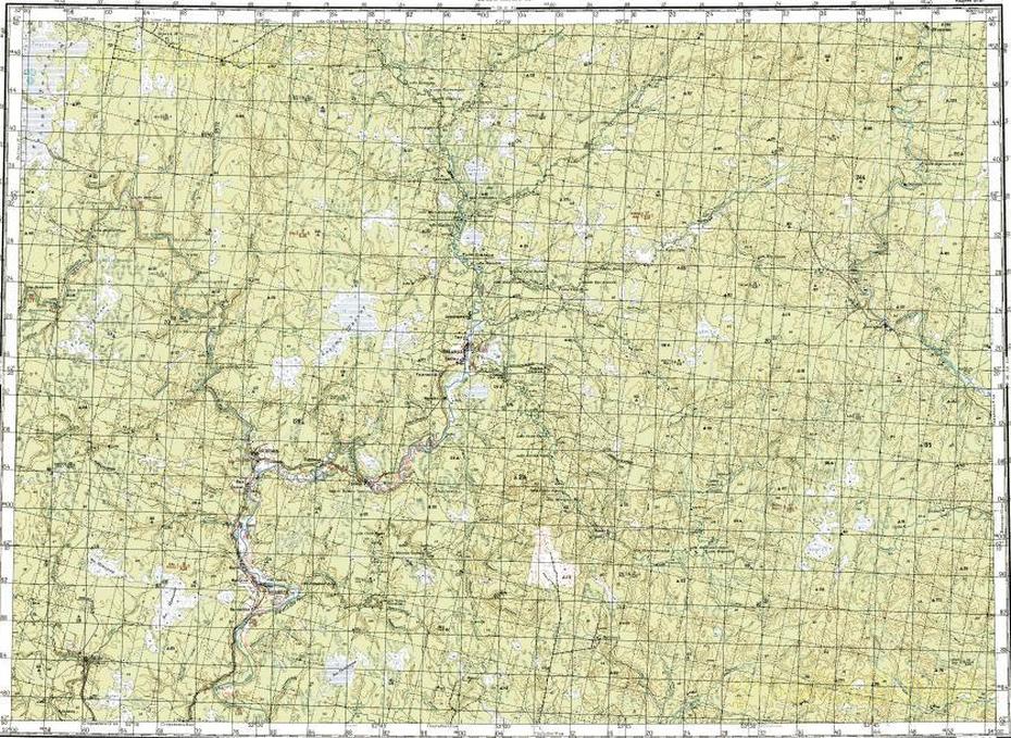 Download Topographic Map In Area Of Bogorodsk, Bolshelug, Lymva …, Bogorodsk, Russia, Omsk Russia, South Russia